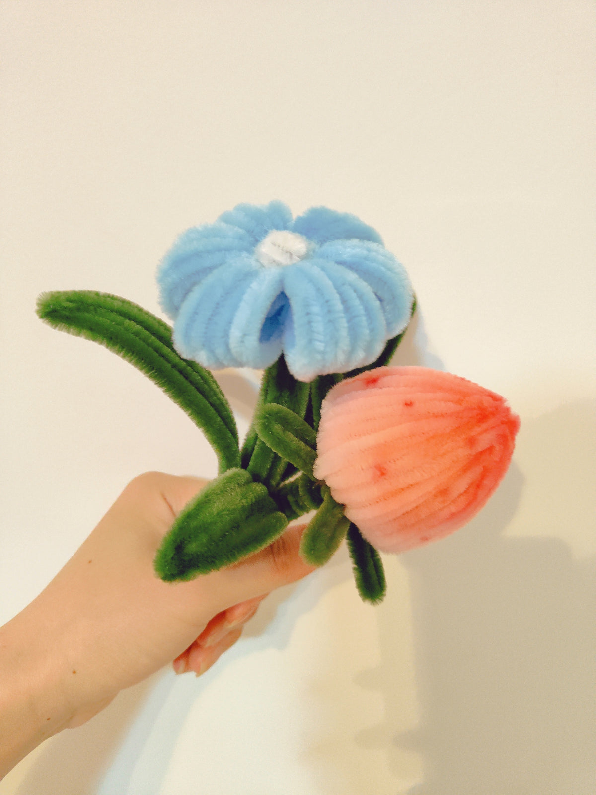 Original flower craft photo for Puff Flower | Chenille Video Tutorial