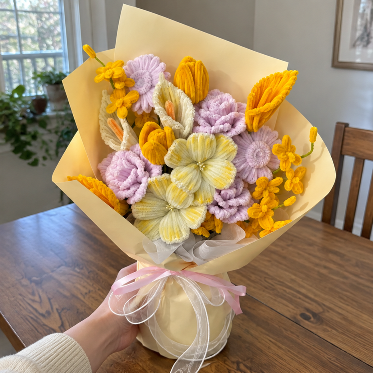 Citrus Lavender held naturally in a home gifting setting.