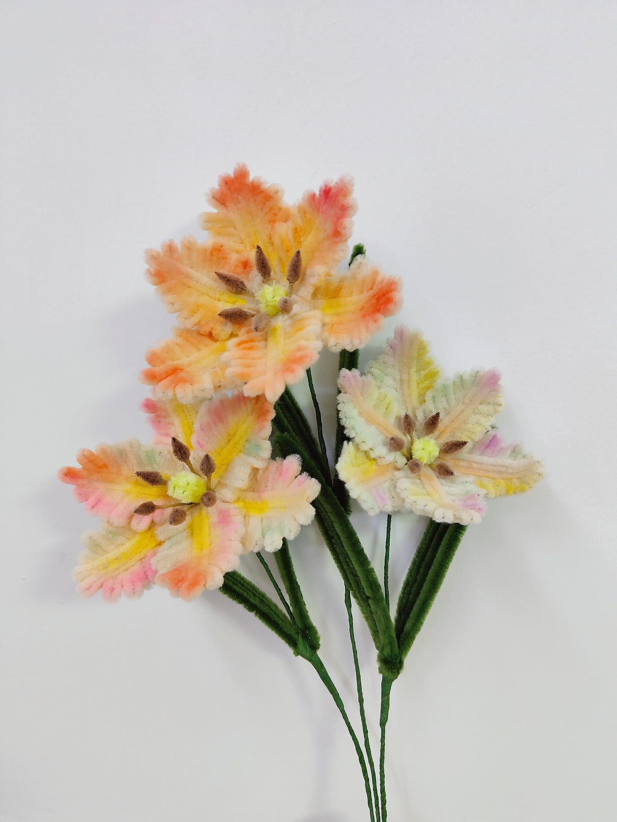 Original flower craft reference photo 1 for Tulips and Parrot Tulip Petals | Chenille Video Tutorial