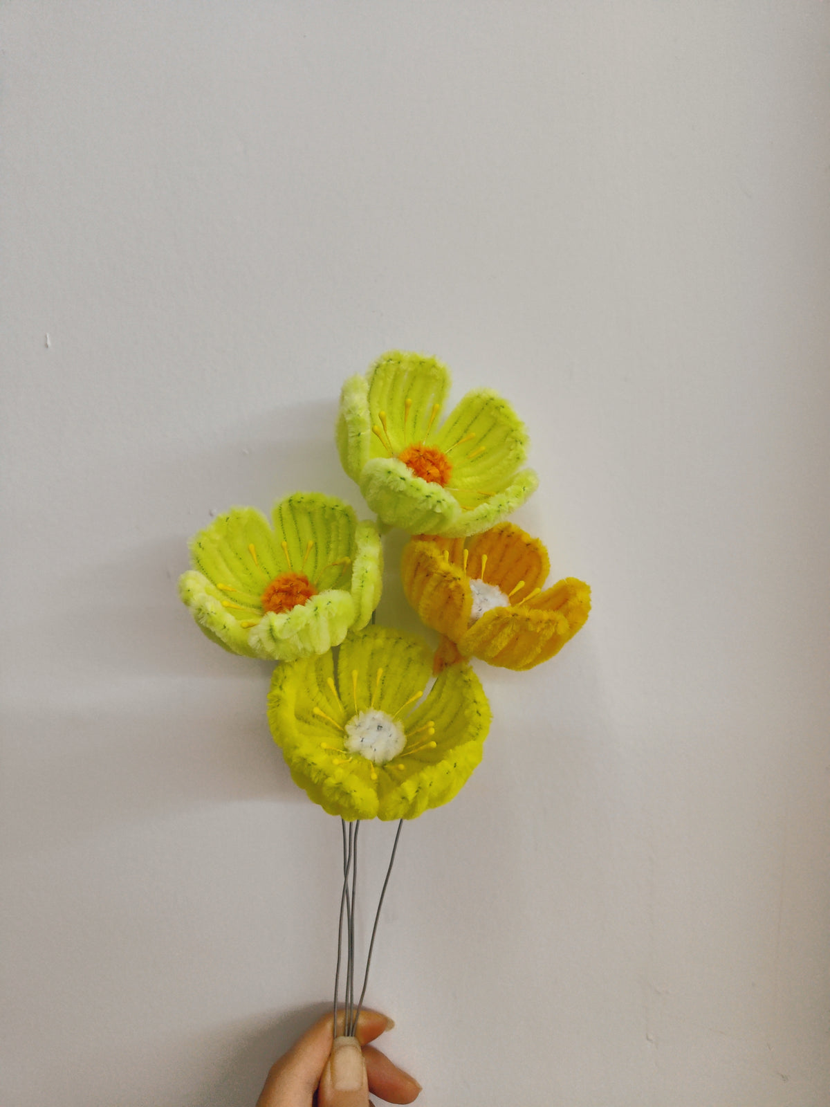 Original flower craft reference photo 1 for Two Cosmos Flower Styles | Chenille Video Tutorial