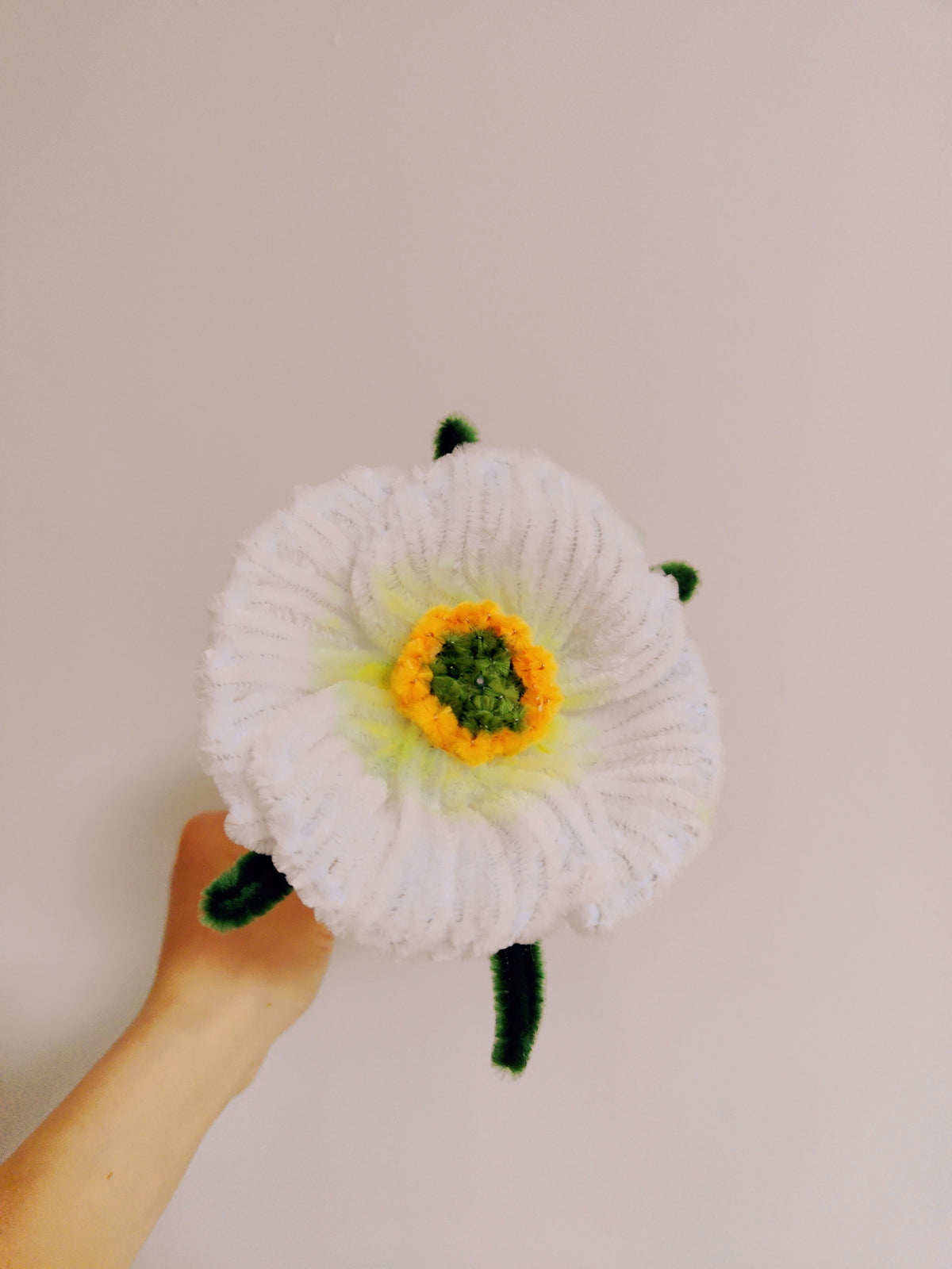 Original flower craft reference photo 1 for Poppy Flower | Chenille Video Tutorial