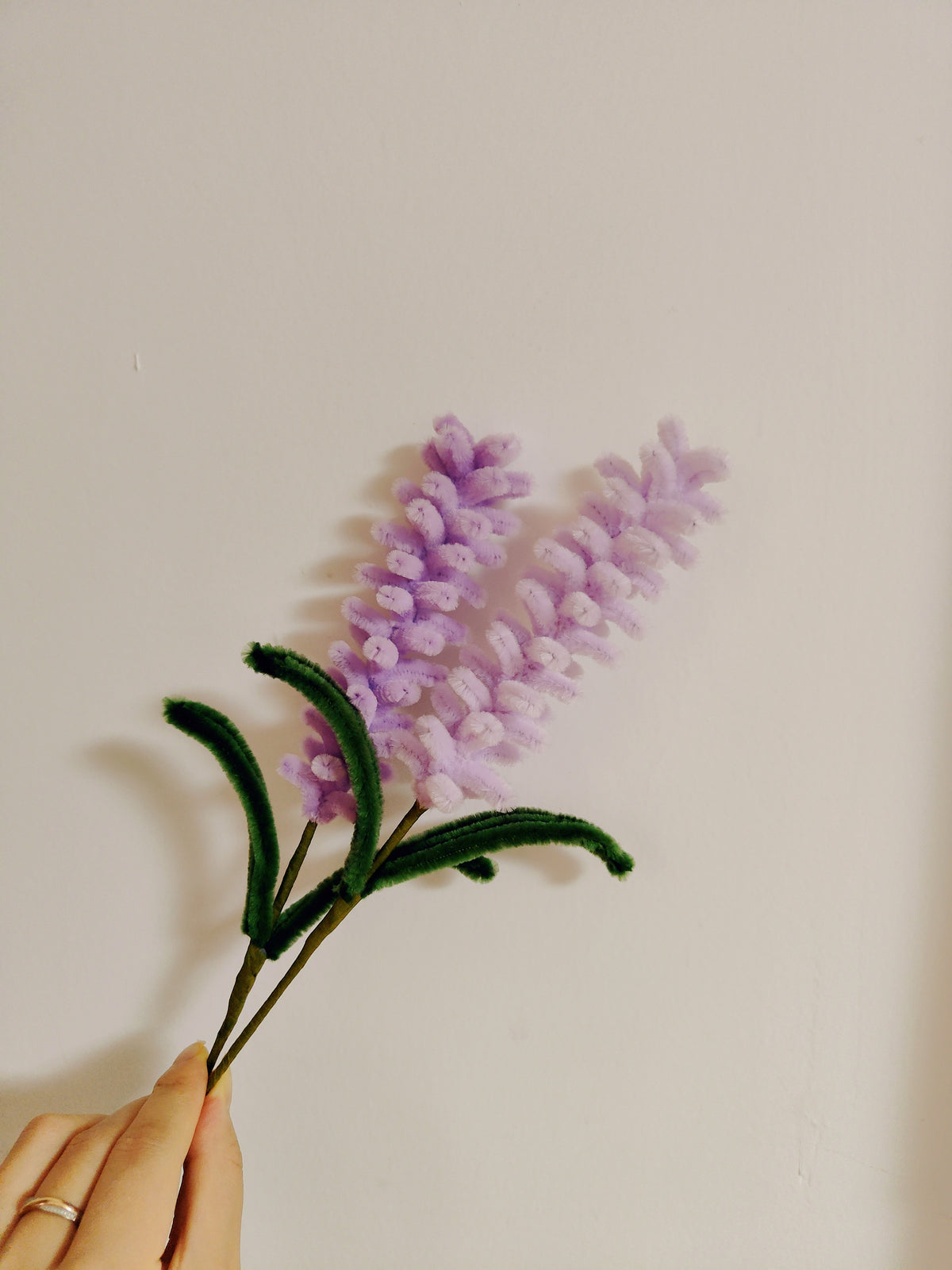 Original flower craft reference photo 1 for Lavender | Chenille Video Tutorial