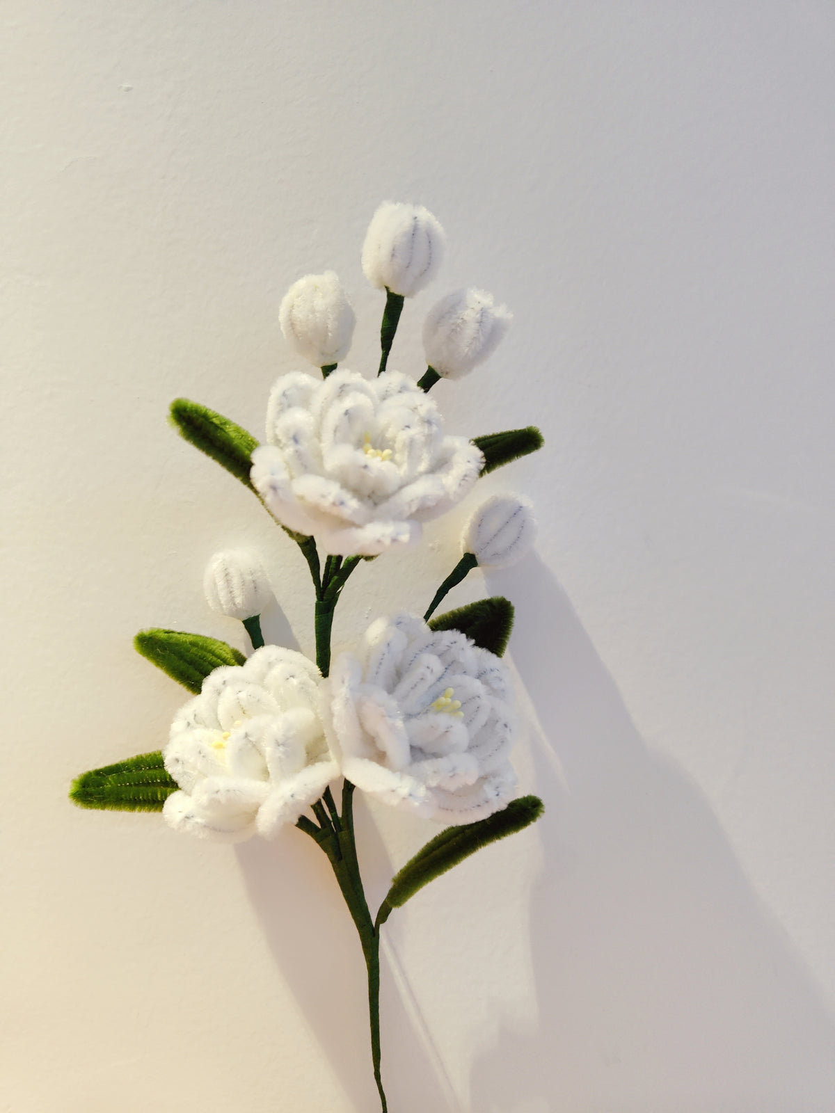 Original flower craft photo for Jasmine | Chenille Video Tutorial