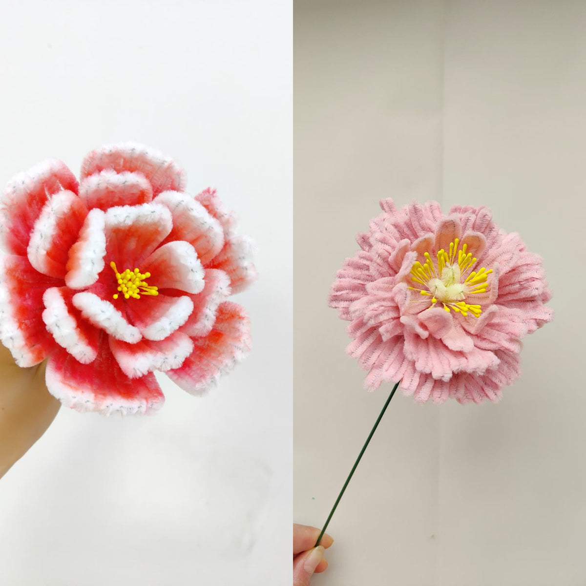 Tree Peonies | Chenille Video Tutorial original craft photos