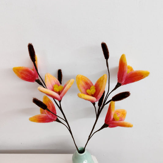 Bougainvillea | Chenille Video Tutorial original craft photo