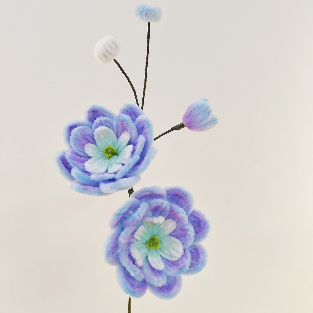 Tall Delphinium | Chenille Video Tutorial original craft photo