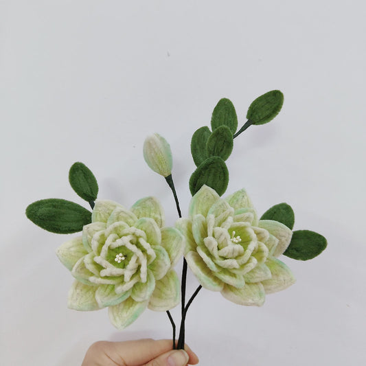 Gardenia | Chenille Video Tutorial original craft photo