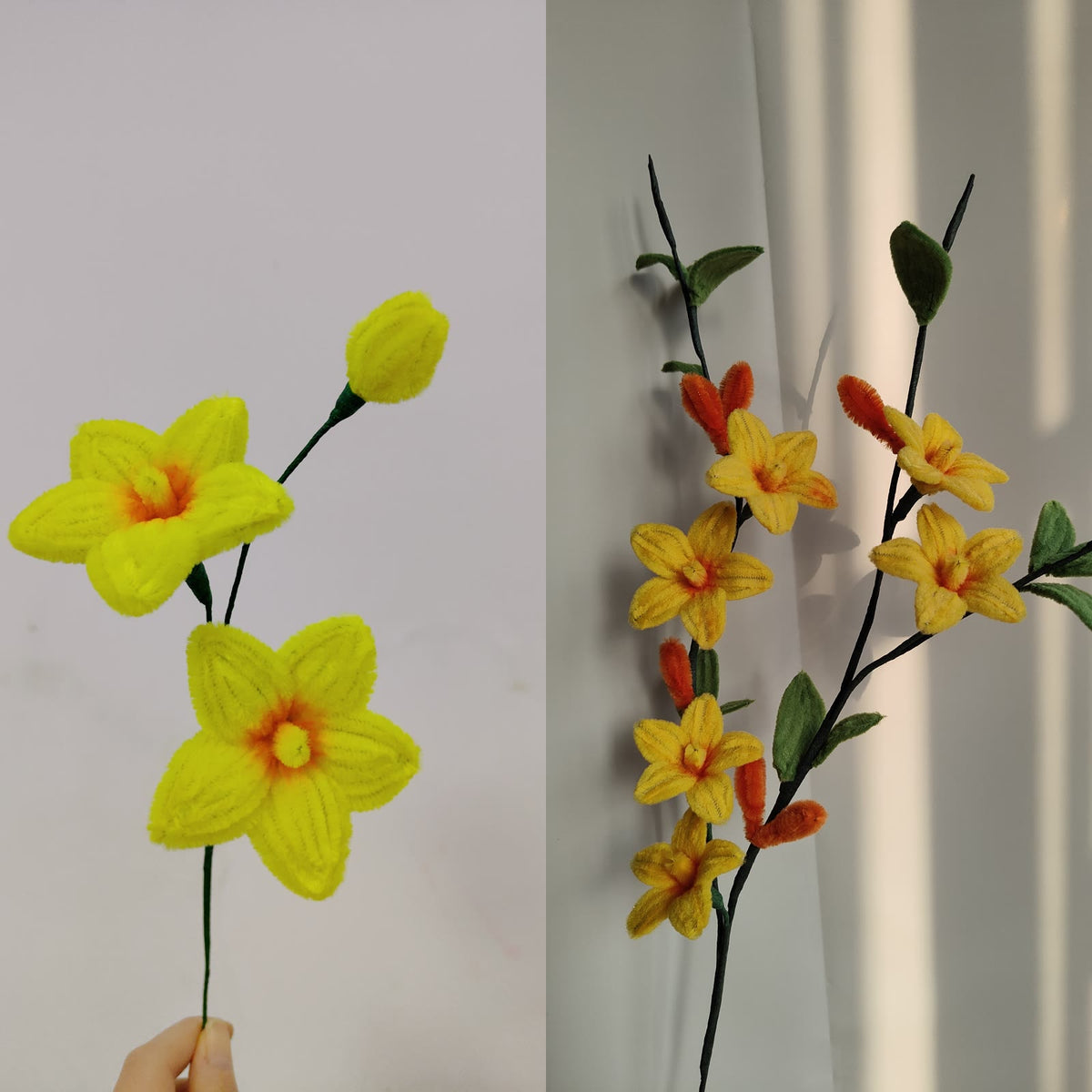 Winter Jasmine | Chenille Video Tutorial original craft photo