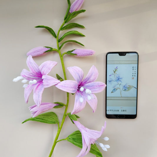 Hosta Flower | Chenille Video Tutorial original craft photo