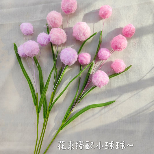 Mini Pom-Pom Bouquet Filler | Chenille Video Tutorial original craft photo