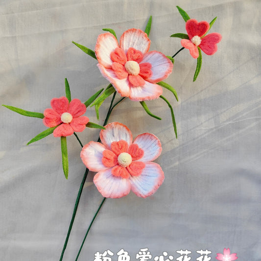 Heart-Centered Flower | Chenille Video Tutorial original craft photo