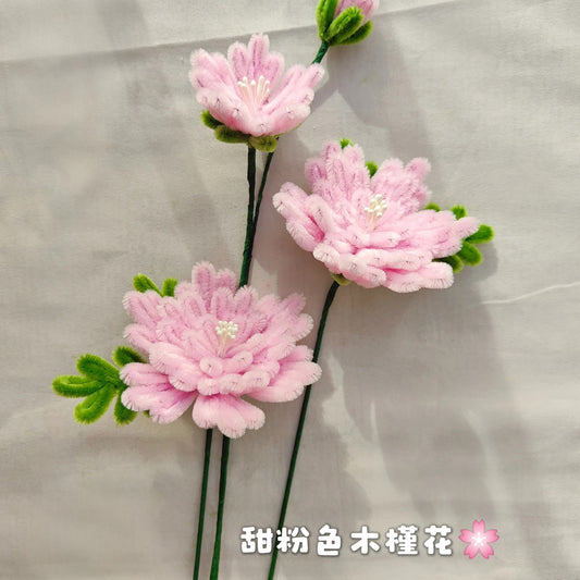 Hibiscus and Buds | Chenille Video Tutorial original craft photo
