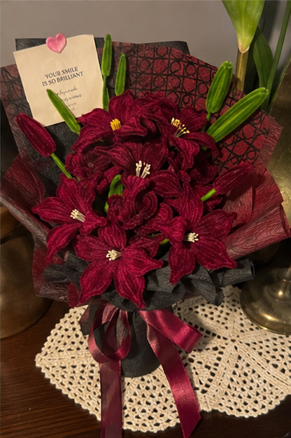 Chenille flower photo shared by a Vela Muse customer